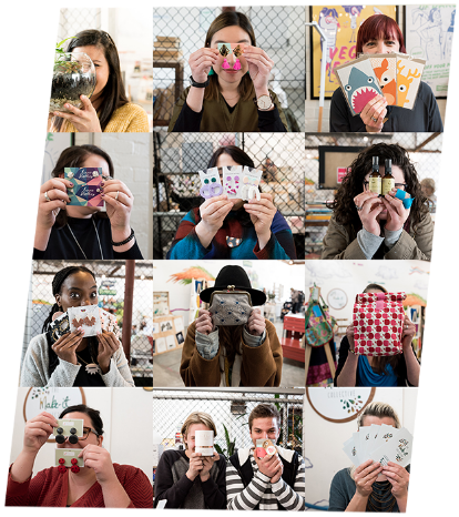 Pictures of makers from The Make It Collective