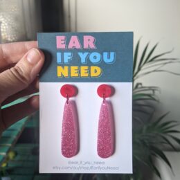 Sickly Sweet Dangle Resin Glitter Earrings