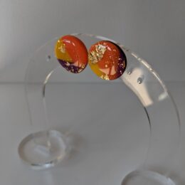 Tequila Sunrise Large Studs