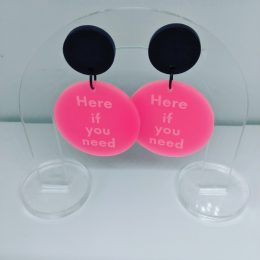 Here if you Need Neon Dangle Earrings