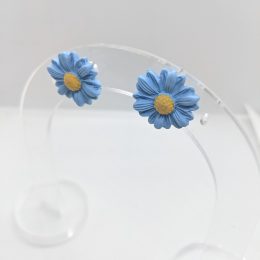 Girlfriend Flower Studs - Blue