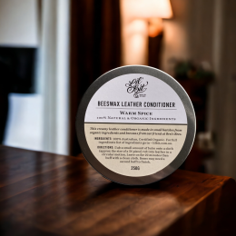 Warm Spice Beeswax Leather/Wood Conditioner 250g