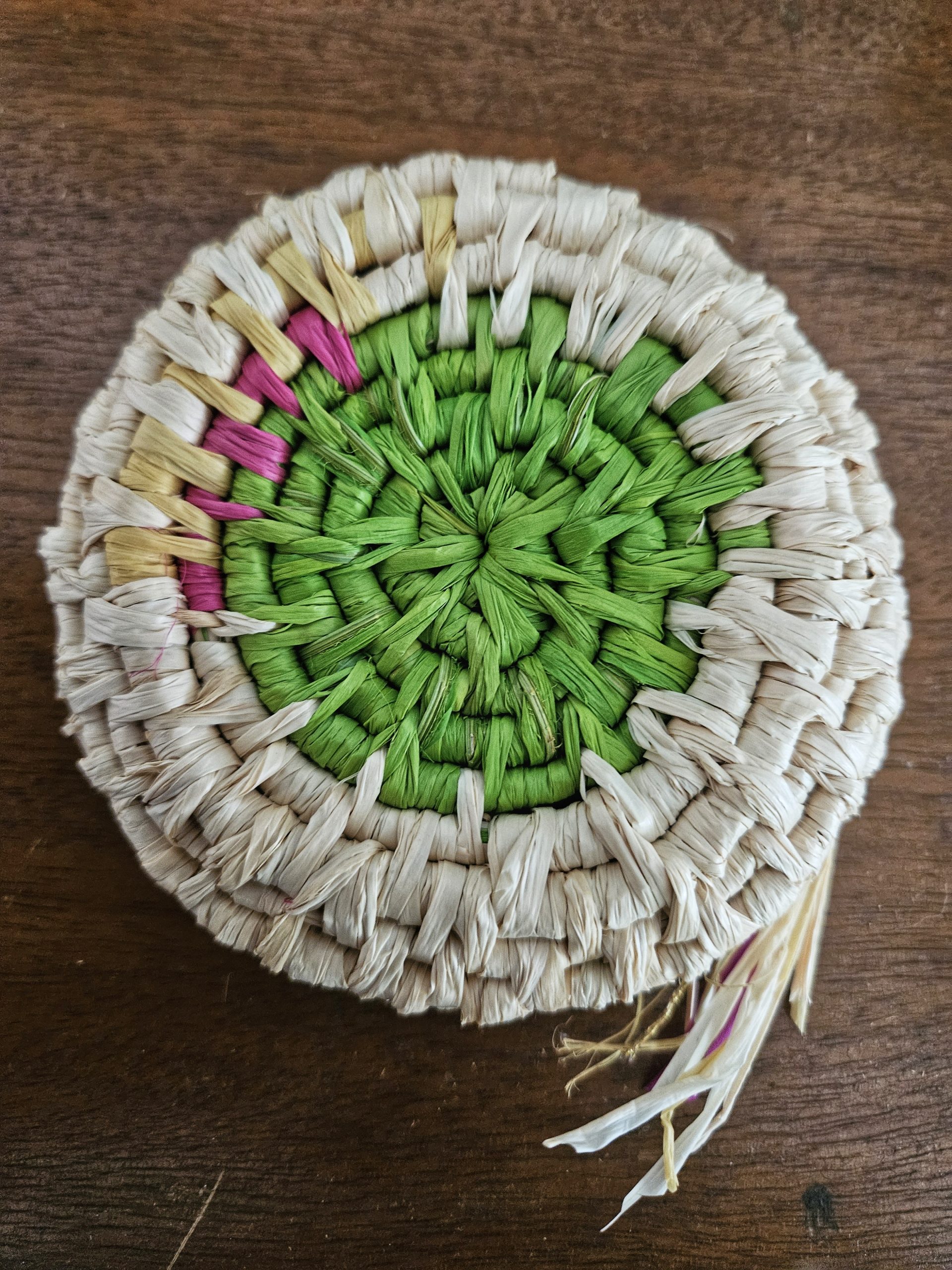 Handwoven bowl - First Signs of Spring - Image 4