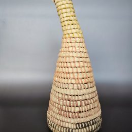 Handwoven vase - Desert Sunrise