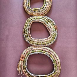 Handwoven Wall Hanging - Moonrise over the sea