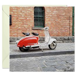 Greeting Card - Scooter