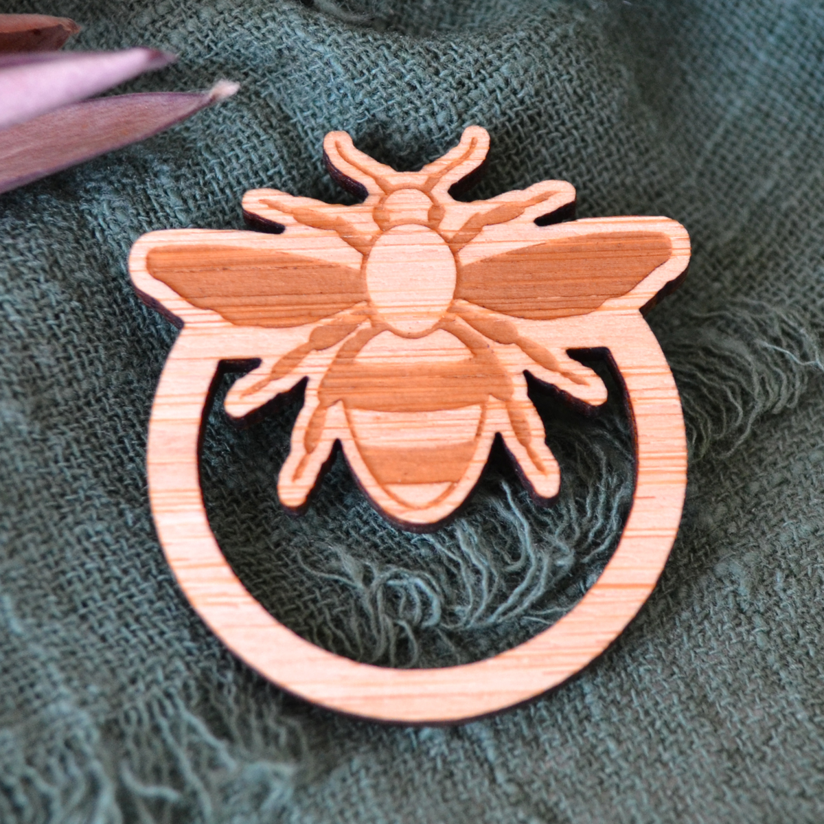 Bumble Bee Glasses Holder Brooch