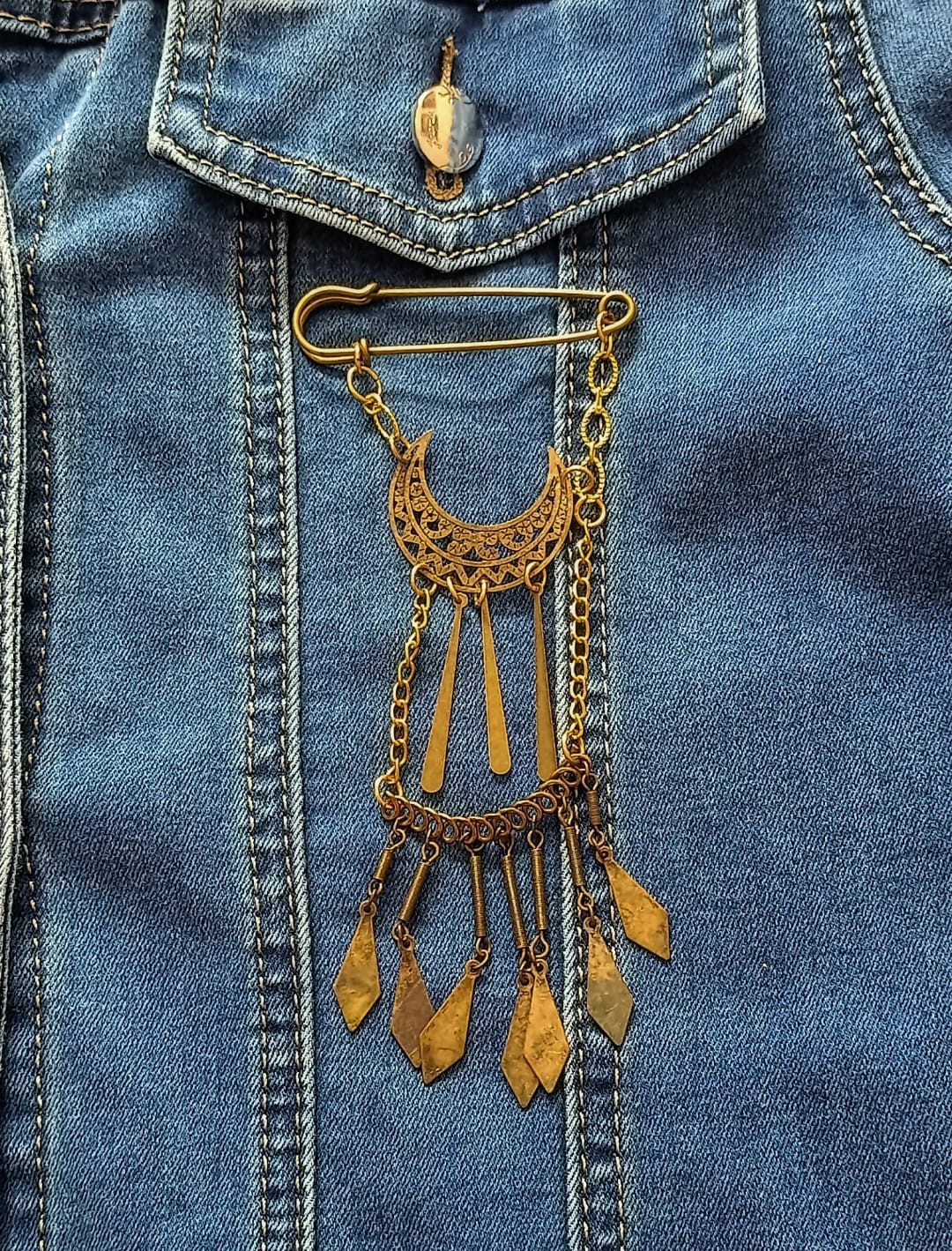 Gypsy Moon Brooch