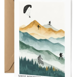 'You've introduced me to the wonders of the world' card